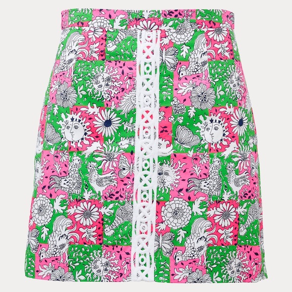 Lilly Pulitzer Fairbanks Mini Skort - Chicken Check - Picture 3 of 17